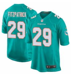 Men's Nike Miami Dolphins #29 Minkah Fitzpatrick Game Aqua Green Team Color NFL Jersey