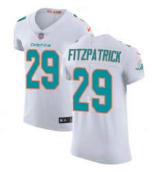 Men's Nike Miami Dolphins #29 Minkah Fitzpatrick White Vapor Untouchable Elite Player NFL Jersey