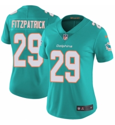 Women's Nike Miami Dolphins #29 Minkah Fitzpatrick Aqua Green Team Color Vapor Untouchable Elite Player NFL Jersey