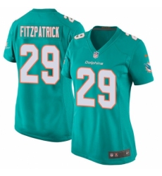 Women's Nike Miami Dolphins #29 Minkah Fitzpatrick Game Aqua Green Team Color NFL Jersey