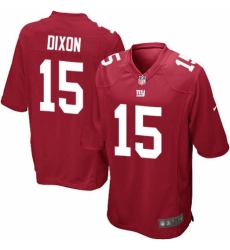 Men's Nike New York Giants #15 Riley Dixon Game Red Alternate NFL Jersey