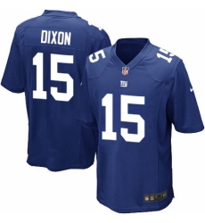 Men's Nike New York Giants #15 Riley Dixon Game Royal Blue Team Color NFL Jersey