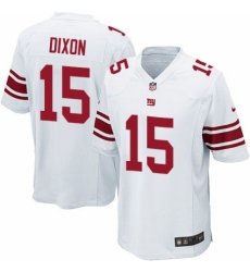 Men's Nike New York Giants #15 Riley Dixon Game White NFL Jersey