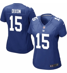 Women's Nike New York Giants #15 Riley Dixon Game Royal Blue Team Color NFL Jersey