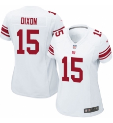 Women's Nike New York Giants #15 Riley Dixon Game White NFL Jersey