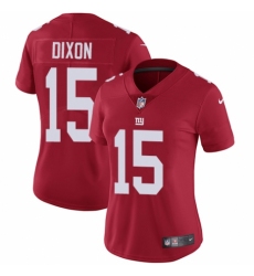 Women's Nike New York Giants #15 Riley Dixon Red Alternate Vapor Untouchable Elite Player NFL Jersey