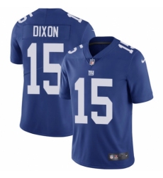 Youth Nike New York Giants #15 Riley Dixon Royal Blue Team Color Vapor Untouchable Elite Player NFL Jersey