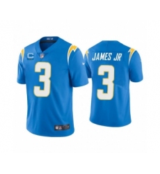 Men's Los Angeles Chargers 2022 #3 Derwin James Jr. Blue With 2-star C Patch Vapor Untouchable Limited Stitched Jersey