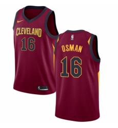 Youth Nike Cleveland Cavaliers #16 Cedi Osman Swingman Maroon NBA Jersey - Icon Edition