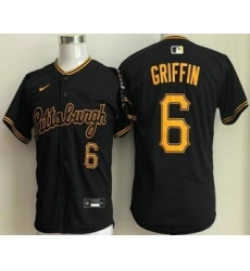 Youth Pittsburgh Pirates #6 Konnor Griffin Black Alternate Limited Jersey