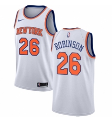 Women's Nike New York Knicks #26 Mitchell Robinson Swingman White NBA Jersey - Association Edition