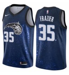 Women's Nike Orlando Magic #35 Melvin Frazier Swingman Blue NBA Jersey - City Edition
