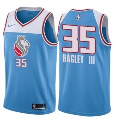 Women's Nike Sacramento Kings #35 Marvin Bagley III Swingman Blue NBA Jersey - City Edition