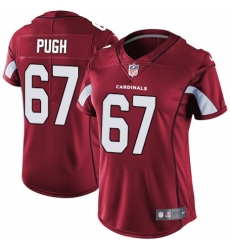 Women's Nike Arizona Cardinals #67 Justin Pugh Limited Black Rush Vapor Untouchable NFL Jersey