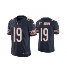 Men's Chicago Bears #19 Equanimeous St. Brown Navy Vapor untouchable Limited Stitched Jersey