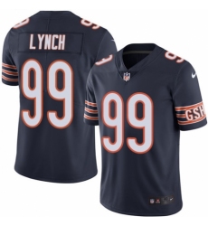 Youth Nike Chicago Bears #99 Aaron Lynch Navy Blue Team Color Vapor Untouchable Elite Player NFL Jersey