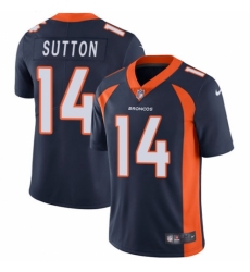 Youth Nike Denver Broncos #14 Courtland Sutton Navy Blue Alternate Vapor Untouchable Elite Player NFL Jersey