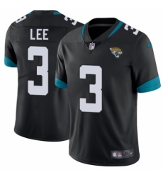 Men's Nike Jacksonville Jaguars #3 Tanner Lee Teal Green Team Color Vapor Untouchable Limited Player NFL Jersey