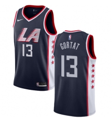 Women's Nike Los Angeles Clippers #13 Marcin Gortat Swingman Navy Blue NBA Jersey - City Edition