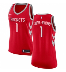 Women's Nike Houston Rockets #1 Michael Carter-Williams Swingman Red NBA Jersey - Icon Edition