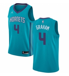 Youth Nike Jordan Charlotte Hornets #4 Devonte Graham Swingman Purple NBA Jersey Statement Editio