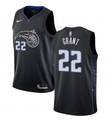 Women's Nike Orlando Magic #22 Jerian Grant Swingman Black NBA Jersey - City Edition