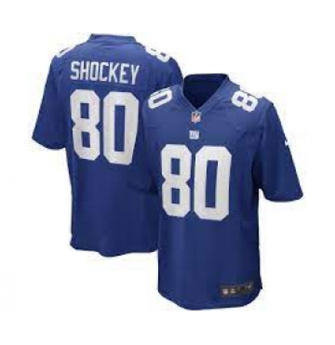 Men's New York Giants #80 Jeremy Shockey Blue Vapor Untouchable Limited Stitched NFL Jersey