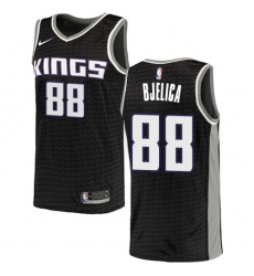 Youth Nike Sacramento Kings #88 Nemanja Bjelica Swingman Black NBA Jersey Statement Edition