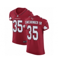 Men's Nike Arizona Cardinals #35 D.J. Swearinger SR Red Team Color Vapor Untouchable Elite Player NFL Jersey