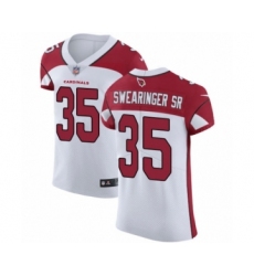 Men's Nike Arizona Cardinals #35 D.J. Swearinger SR White Vapor Untouchable Elite Player NFL Jersey