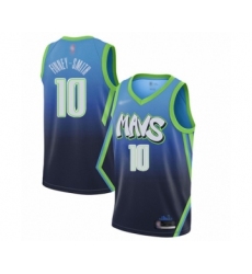 Men's Dallas Mavericks #10 Dorian Finney-Smith Swingman Blue Basketball Jersey - 2019 20 City Edition