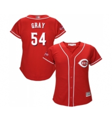 Women's Cincinnati Reds #54 Sonny Gray Replica Red Alternate Cool Base Baseball Jersey