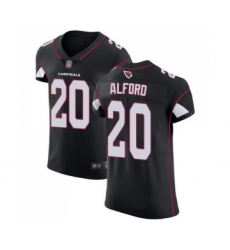 Men's Arizona Cardinals #20 Robert Alford Black Alternate Vapor Untouchable Elite Player Football Jersey