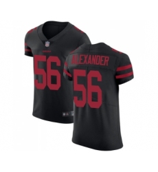 Men's San Francisco 49ers #56 Kwon Alexander Black Alternate Vapor Untouchable Elite Player Football Jersey