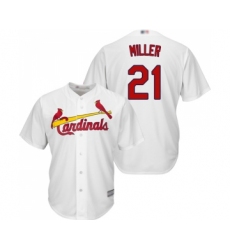 Men's St. Louis Cardinals #21 Andrew Miller Replica White Home Cool Base Baseball Jersey