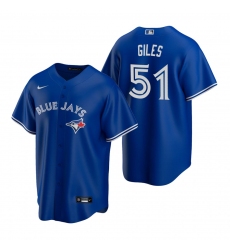 Men's Nike Toronto Blue Jays #51 Ken Giles Royal Alternate Stitched Baseball Jersey