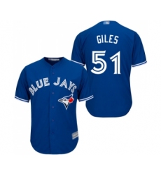 Men's Toronto Blue Jays #51 Ken Giles Replica Blue Alternate Baseball Jersey