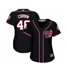 Women's Washington Nationals #46 Patrick Corbin Authentic Navy Blue Alternate 2 Cool Base 2019 World Series Bound Baseball Jersey