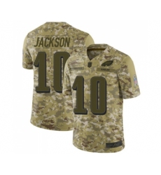 Men's Philadelphia Eagles #10 DeSean Jackson Limited Camo 2018 Salute to Service Football Jersey