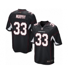 Men's Arizona Cardinals #33 Byron Murphy Game Black Alternate Football Jersey