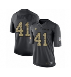Youth Arizona Cardinals #41 Byron Murphy Limited Black 2016 Salute to Service Football Jersey