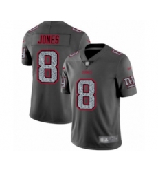 Men's New York Giants #8 Daniel Jones Limited Gray Static Fashion Football Jersey Men's New York Giants #8 Daniel Jones Limited Gray Static Fashion Football Jersey