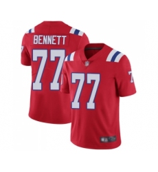Youth New England Patriots #77 Michael Bennett Red Alternate Vapor Untouchable Limited Player Football Jersey