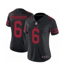 Women's San Francisco 49ers #6 Mitch Wishnowsky Black Vapor Untouchable Limited Player Football Jersey