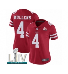 Women's San Francisco 49ers #6 Mitch Wishnowsky Black Vapor Untouchable Limited Player Super Bowl LIV Bound Football Jersey