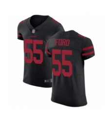 Men's San Francisco 49ers #55 Dee Ford Black Alternate Vapor Untouchable Elite Player Football Jersey