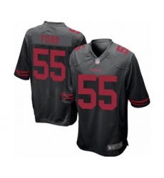 Men's San Francisco 49ers #55 Dee Ford Game Black Football Jersey