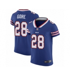 Men's Buffalo Bills #28 Frank Gore Royal Blue Team Color Vapor Untouchable Elite Player Football Jersey
