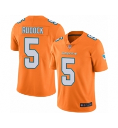 Men's Miami Dolphins #5 Jake Rudock Limited Orange Rush Vapor Untouchable Football Jersey Men's Miami Dolphins #5 Jake Rudock Limited Orange Rush Vapor Untouchable Football Jersey