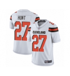 Youth Cleveland Browns #27 Kareem Hunt White Vapor Untouchable Limited Player Football Jersey